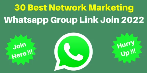 Network Marketing Whatsapp Group Link