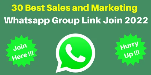 Sales and Marketing Whatsapp Group Link