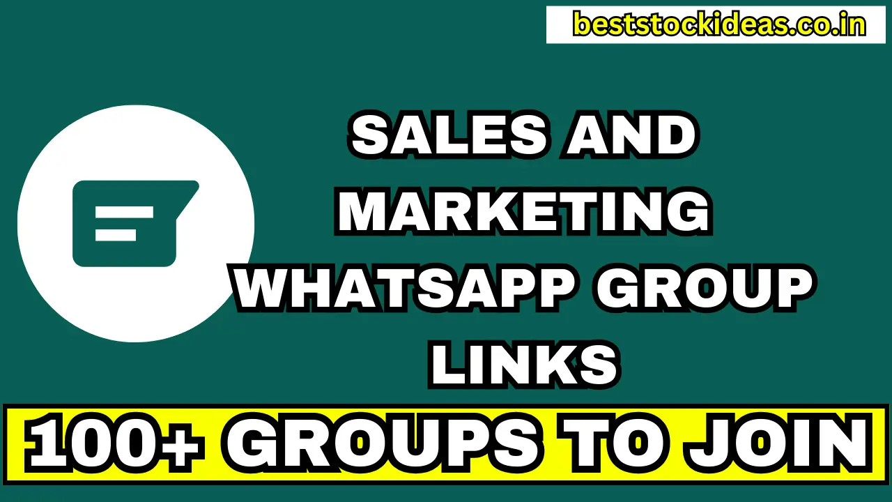 sales and marketing whatsapp group links